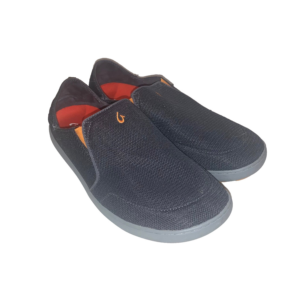 Olukai Mens Nohea Mesh Shoes Size 9 US Mesh Slip Ons Casual Comfort Gel Inserts